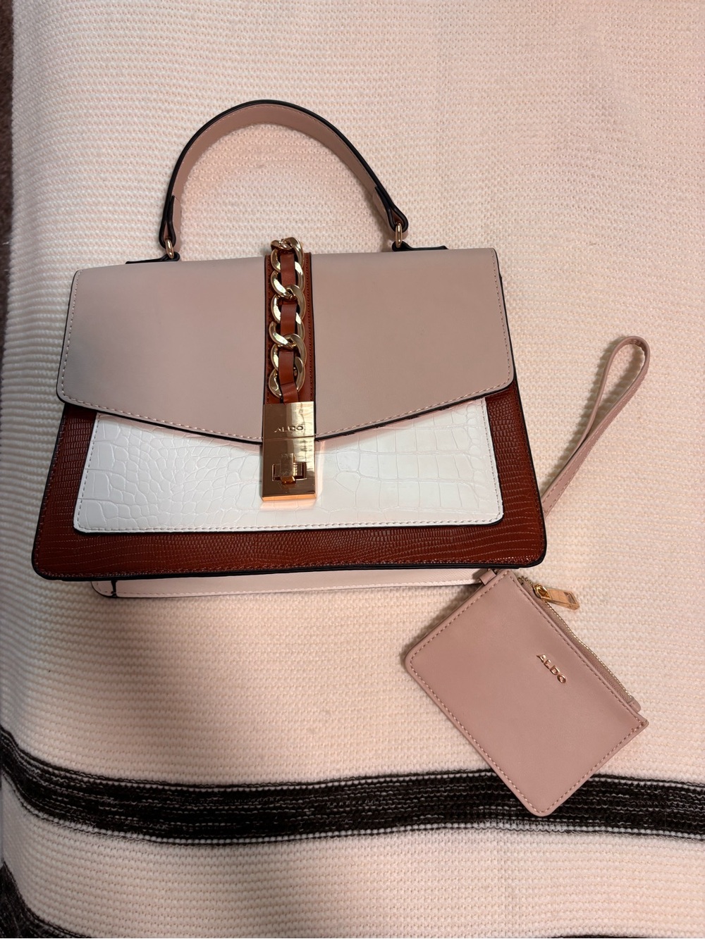 ALDO Structured Top-Handle Bag